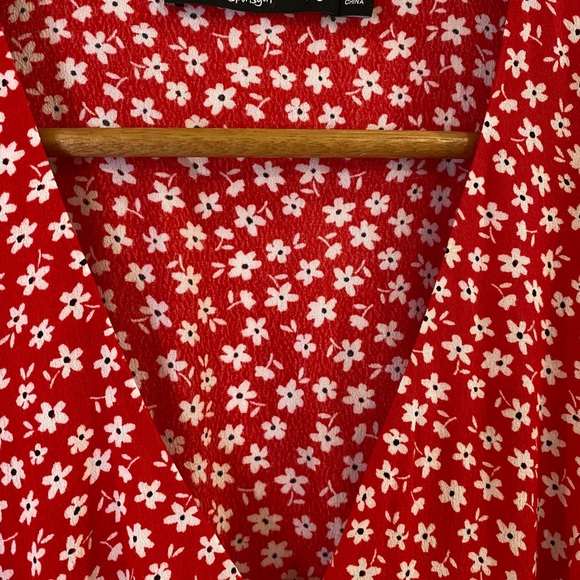 Sportsgirl Cherry Red Mini Dress size 6 - Picture 2 of 5